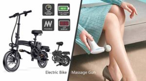 electric bike - massage gun